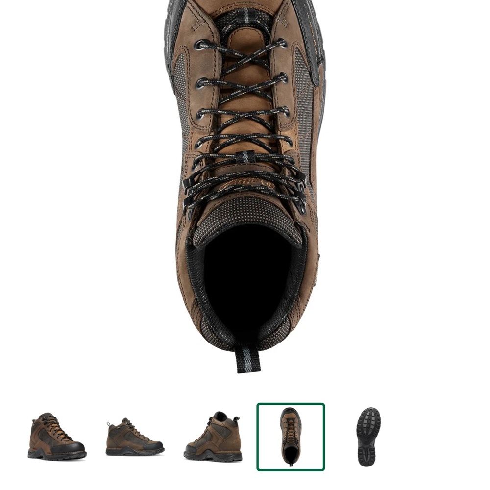 DANNER Men's Radical 452 Dark Brown Leather GORE-TEX 5.5” Hiking Boots Size 10 - Picture 11 of 11